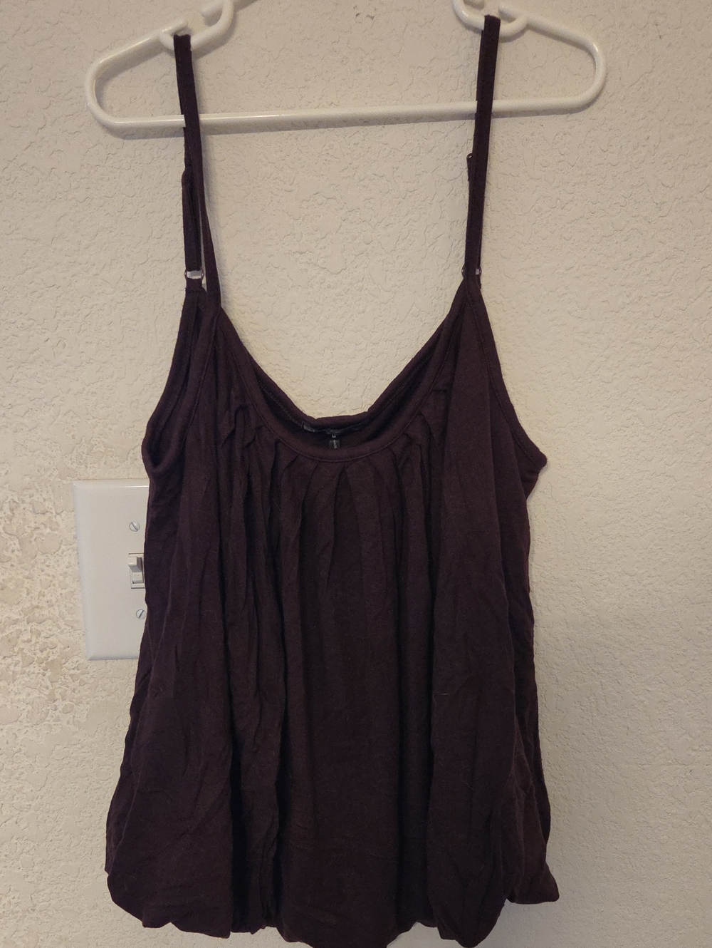 Daisy Fuentes Brown Scoop Neck Spaghetti Strap Camisole
